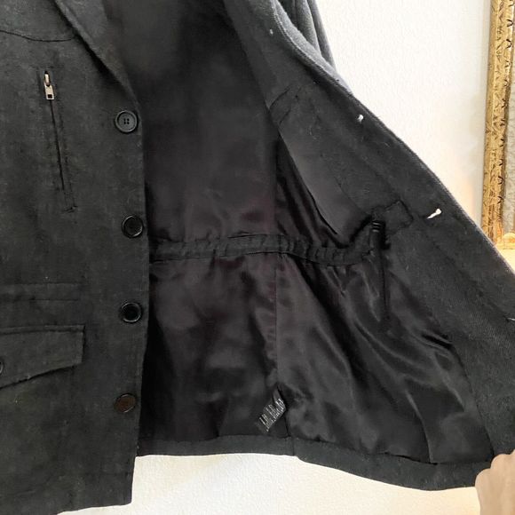 Heritage‎ 1981 Jacket Mens  Size M Black Wool Blend Button Front Classic Edition - Picture 5 of 9
